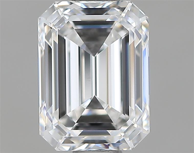 1.01ct Emerald F VS1 Natural Diamond