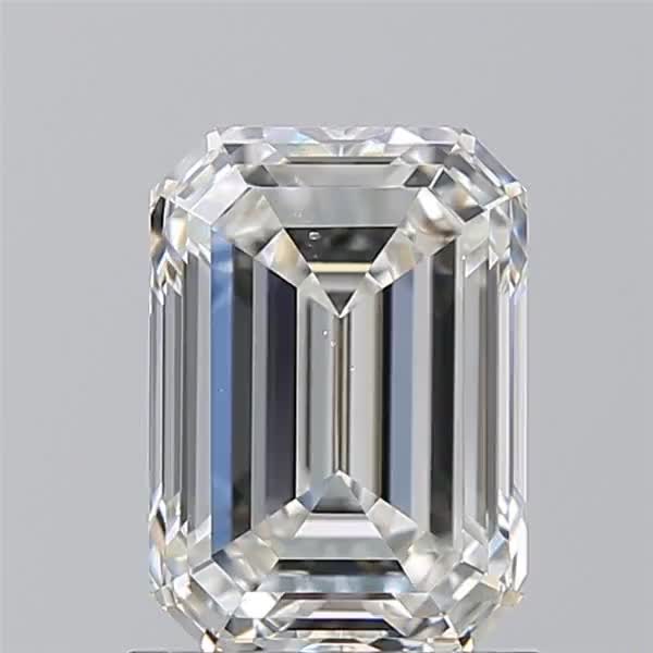 1.5ct Emerald H SI1 Natural Diamond
