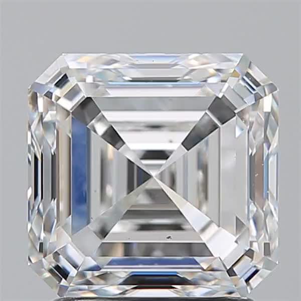 2.28ct Asscher F VS2 Natural Diamond
