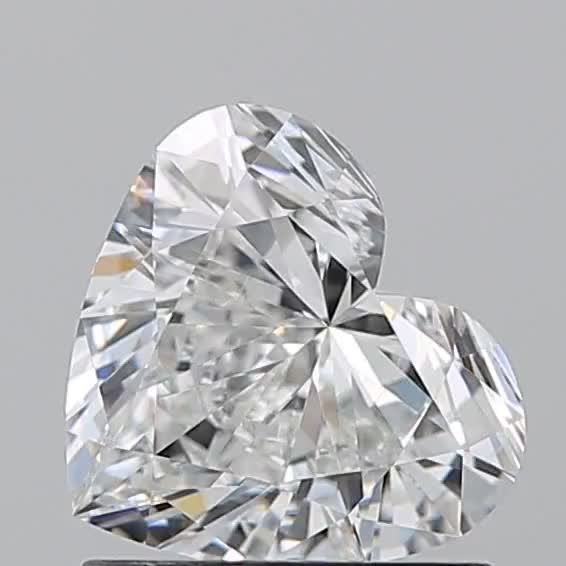 1.01ct Heart F VVS2 Natural Diamond