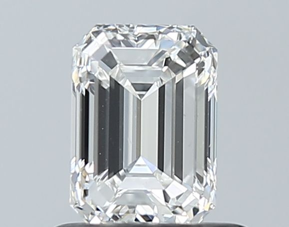 0.7ct Emerald F VS2 Natural Diamond