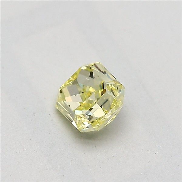 0.51ct Fancy Yellow Radiant Natural Diamond