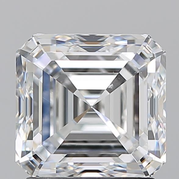 2.01ct Asscher F SI1 Natural Diamond