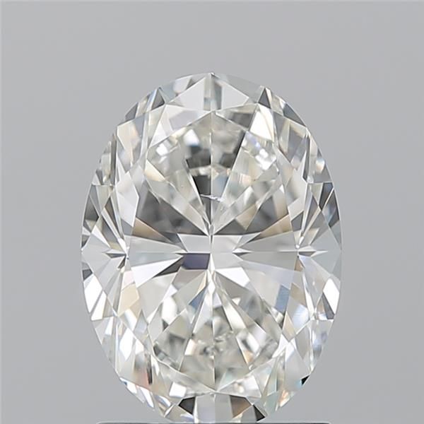 1.71ct Oval H SI1 Natural Diamond
