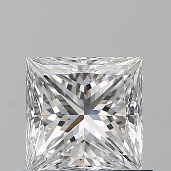 0.7ct Princess F VS2 Natural Diamond