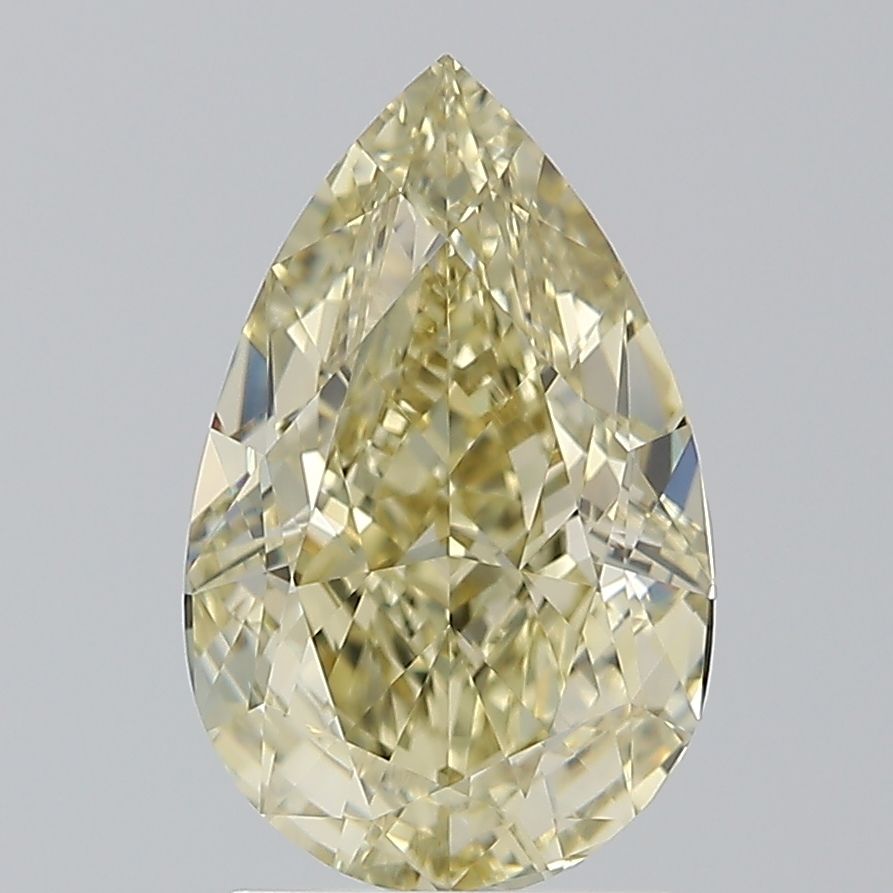 2.5ct Fancy Brownish Yellow Pear Natural Diamond