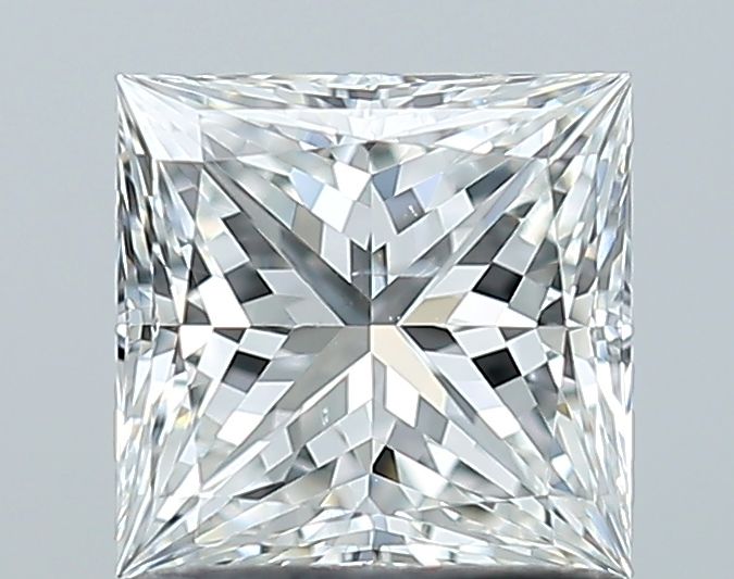 1.02ct Princess F SI1 Natural Diamond