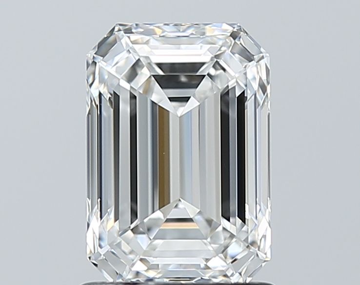 1.51ct Emerald F VVS2 Natural Diamond