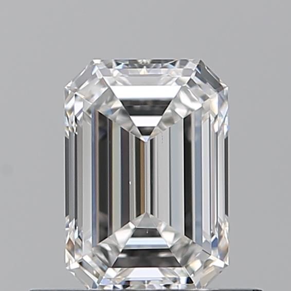 0.63ct Emerald E VS2 Natural Diamond