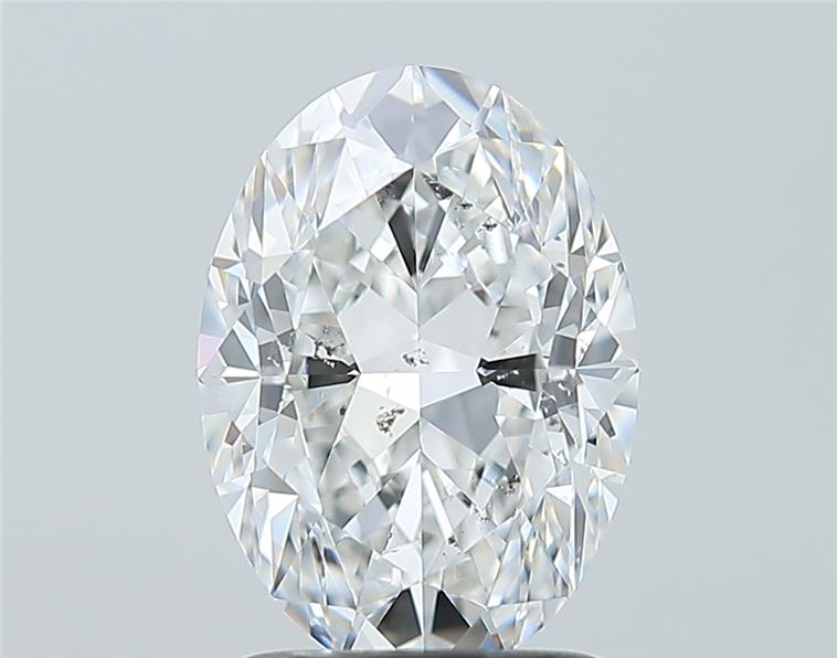 1.71ct Oval F SI2 Natural Diamond