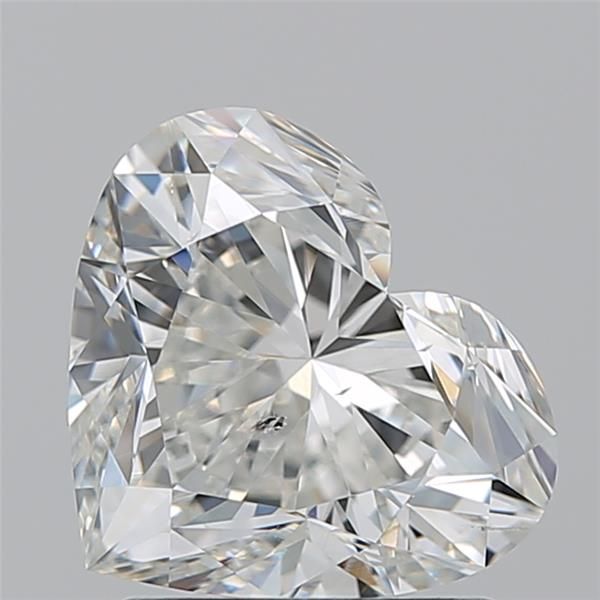 2.01ct Heart H SI1 Natural Diamond