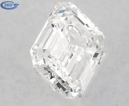 0.9ct Emerald F VS1 Natural Diamond