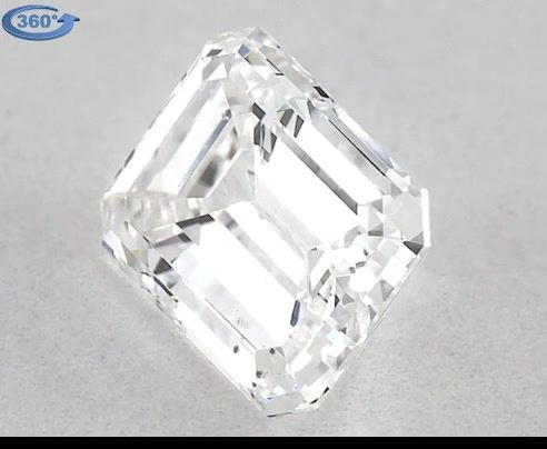 1.01ct Emerald E SI1 Natural Diamond