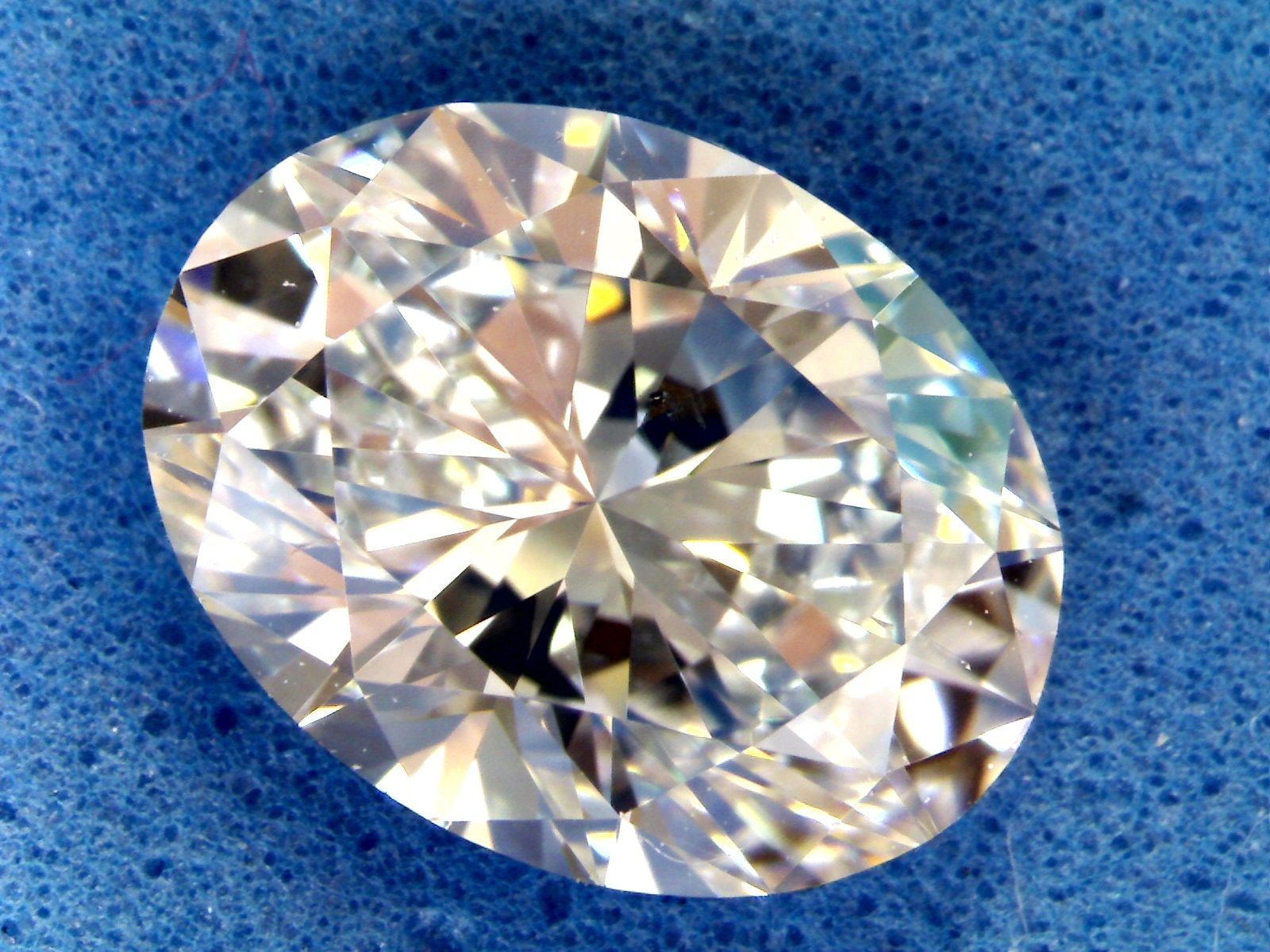 1.01ct Oval F SI1 Natural Diamond