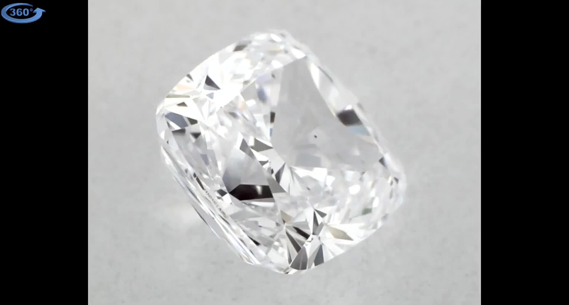 0.9ct Cushion F VS1 Natural Diamond