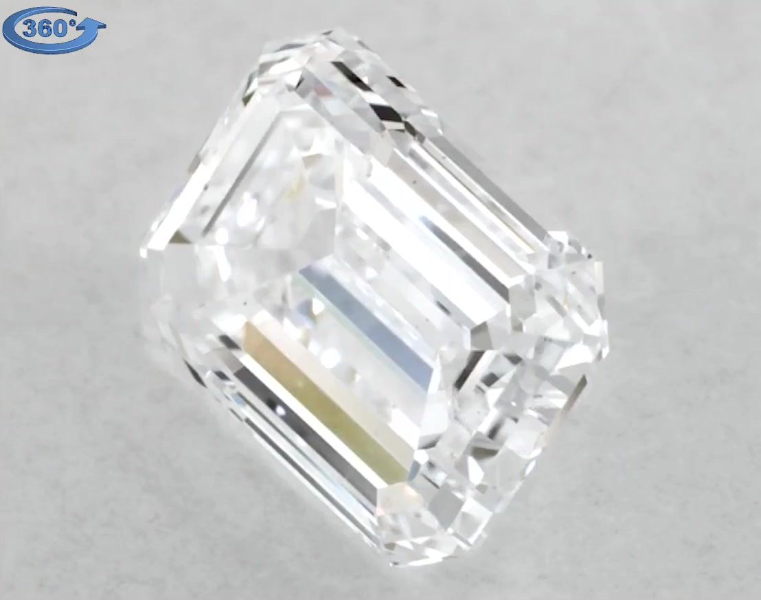 1.51ct Emerald D VS2 Natural Diamond