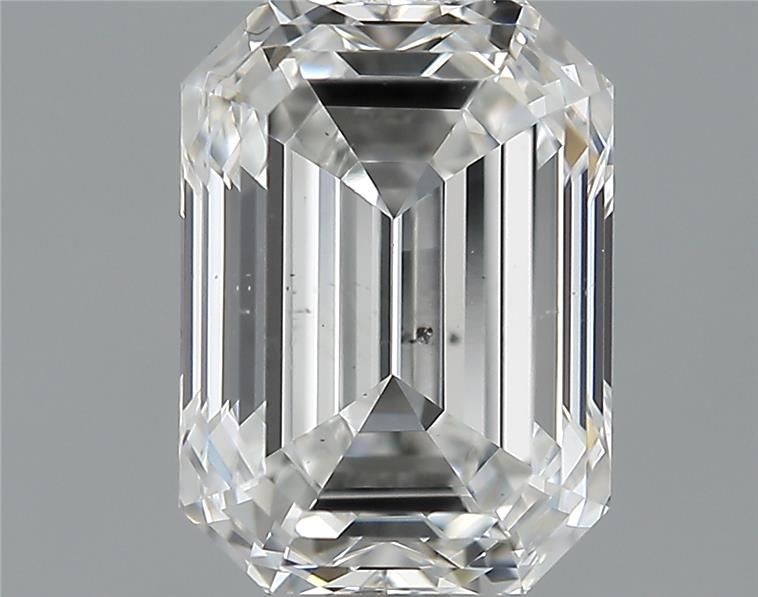 2.01ct Emerald F SI1 Natural Diamond