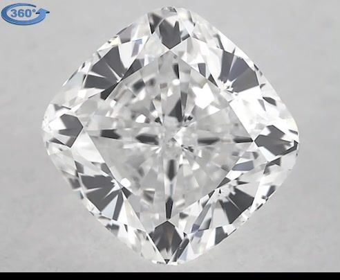 1.03ct Cushion E VS2 Natural Diamond