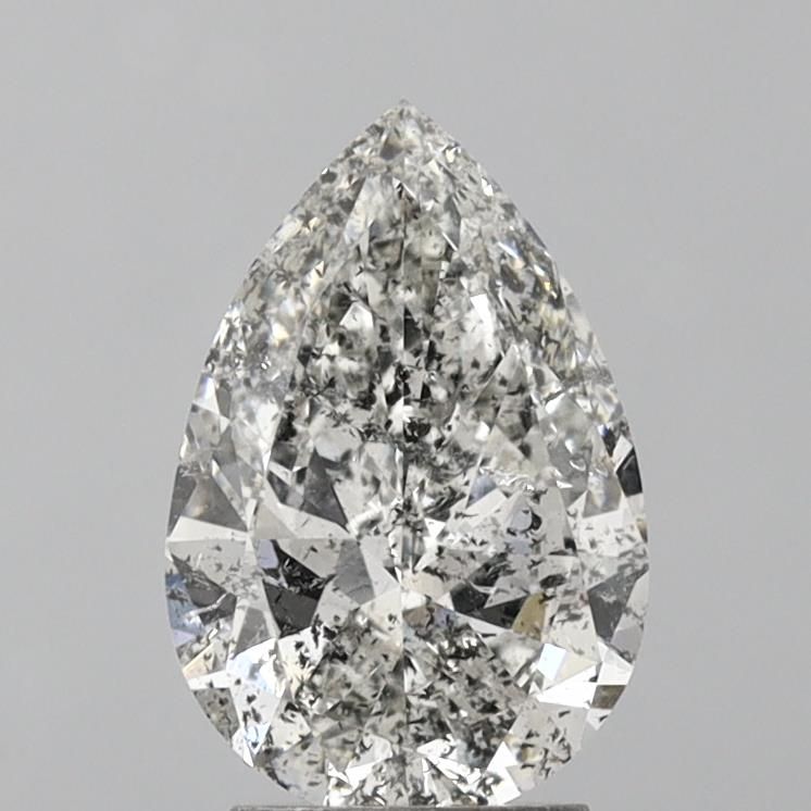 2.82ct Pear F SI2 Natural Diamond