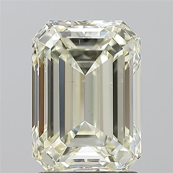 2.01ct Emerald L VS2 Natural Diamond