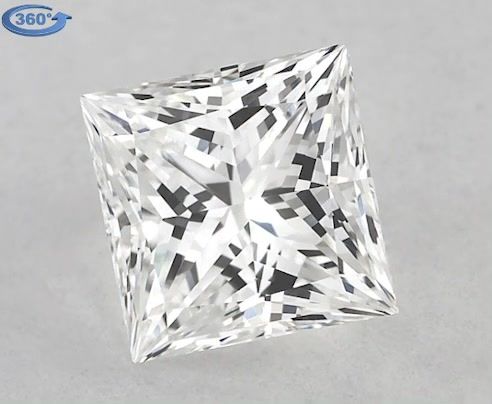 1.01ct Princess G VVS2 Natural Diamond