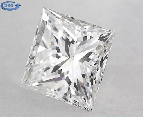 1.01ct Princess E VS2 Natural Diamond