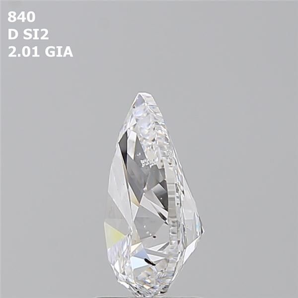 2.01ct Pear D SI2 Natural Diamond