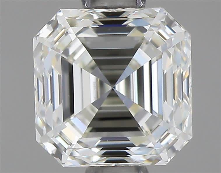 0.9ct Asscher K VVS2 Natural Diamond