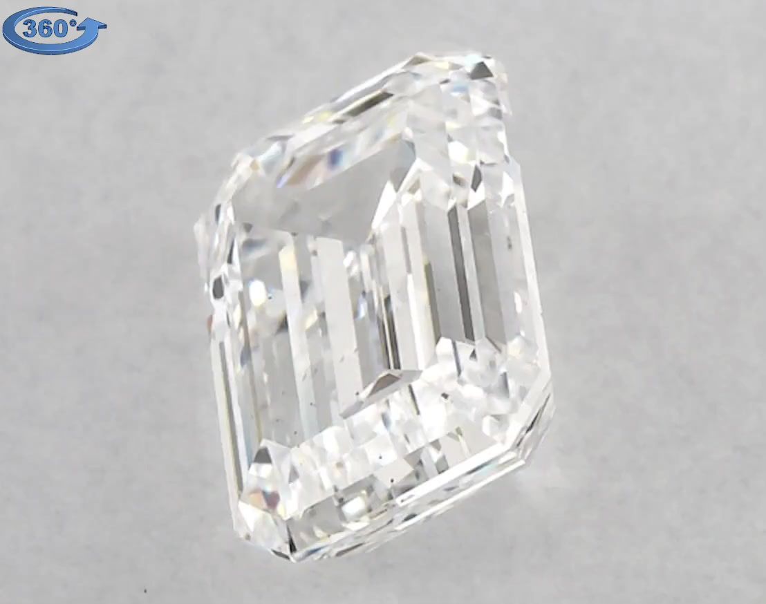1.2ct Emerald D SI1 Natural Diamond