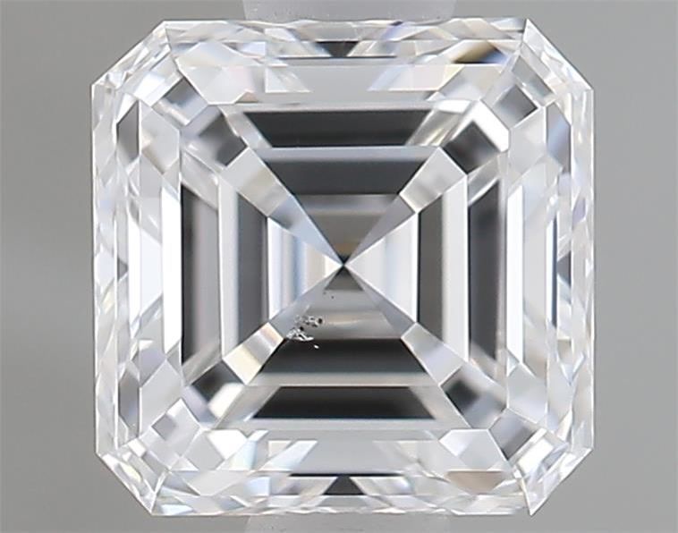 0.7ct Asscher D SI1 Natural Diamond