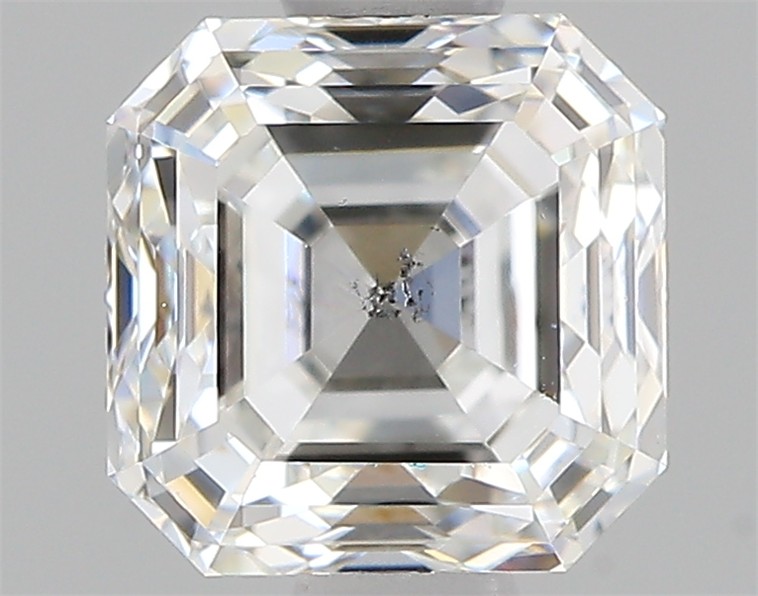 0.91ct Asscher H SI1 Natural Diamond