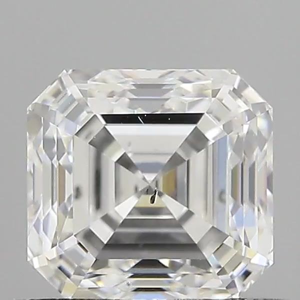 0.8ct Asscher F SI1 Natural Diamond