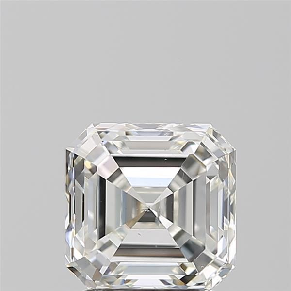 2.01ct Asscher H SI1 Natural Diamond