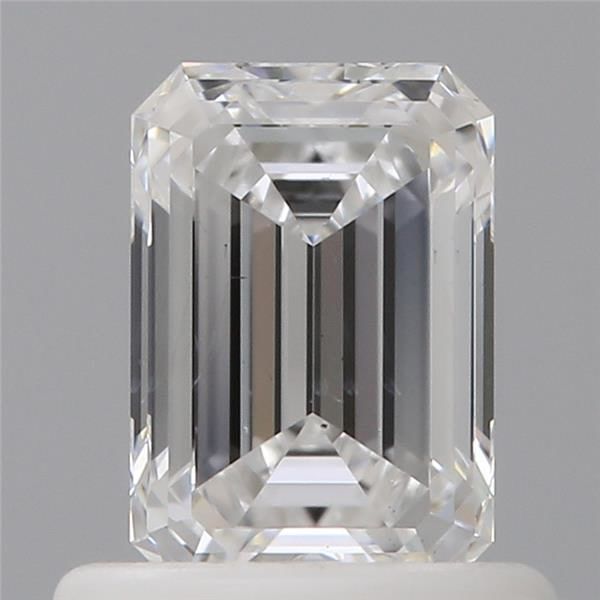 0.7ct Emerald D SI1 Natural Diamond