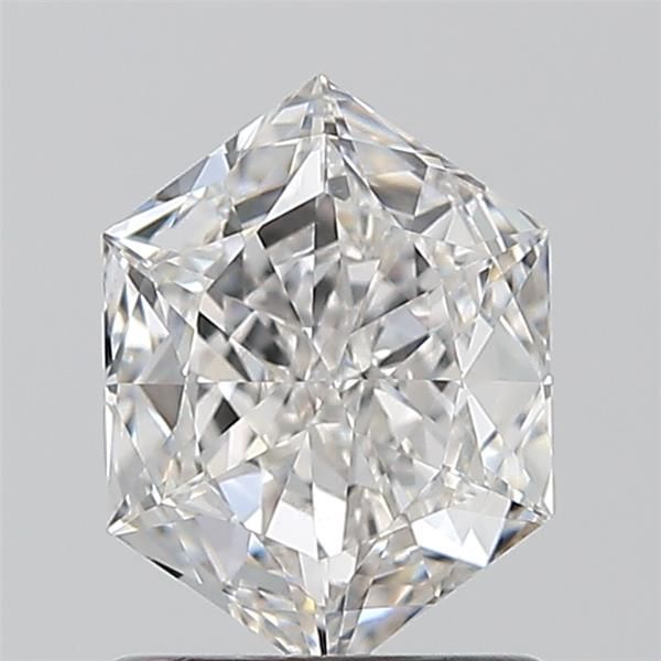 0.9ct Hexagonal E VS2 Natural Diamond