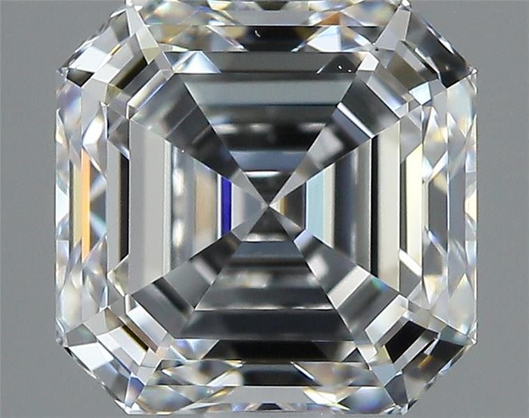 2.01ct Asscher F VS2 Natural Diamond
