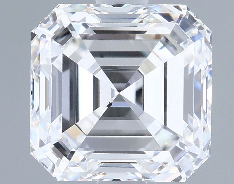 2ct Asscher E SI1 Natural Diamond