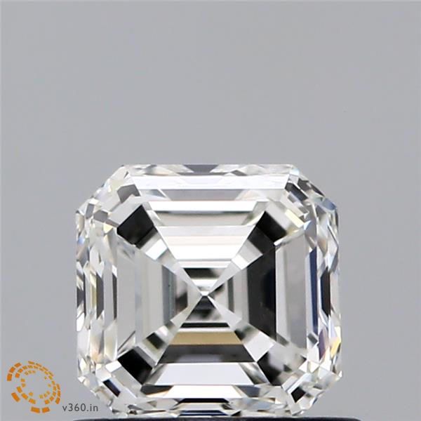 0.9ct Asscher H VS1 Natural Diamond