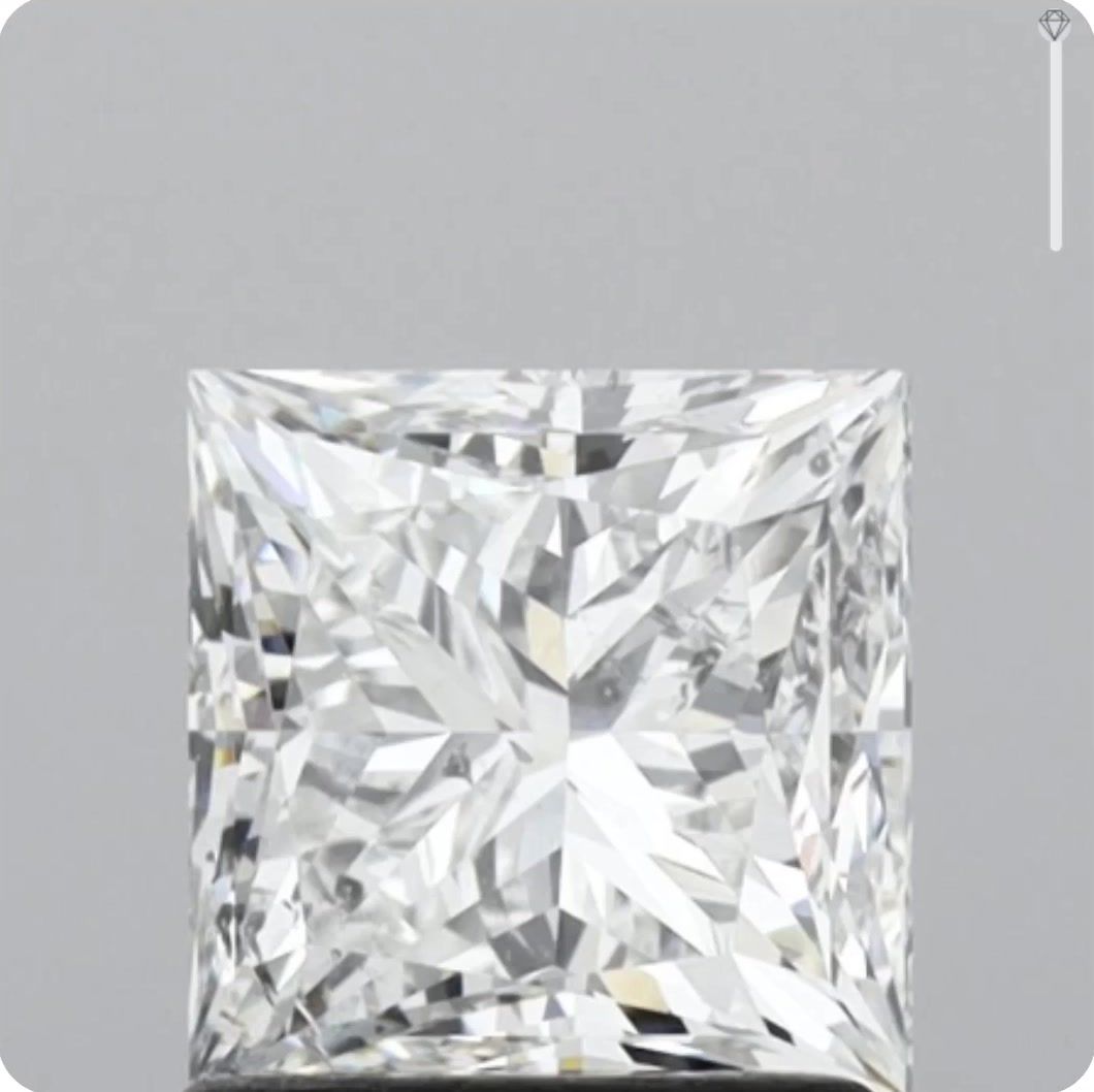 1.51ct Princess G SI2 Natural Diamond