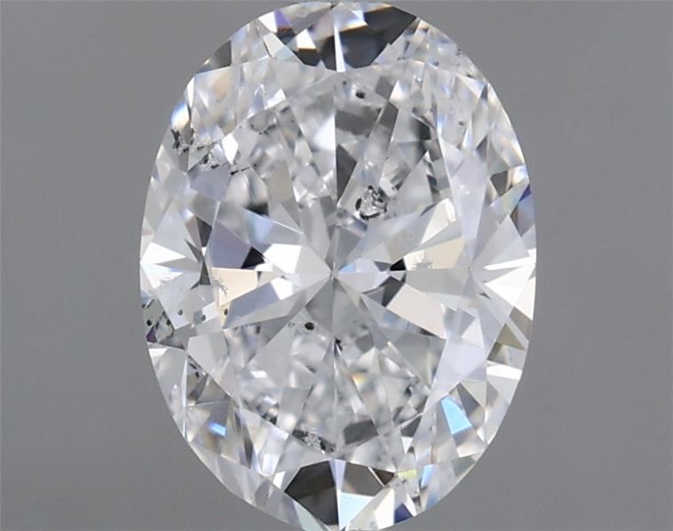 0.93ct Oval D SI2 Natural Diamond