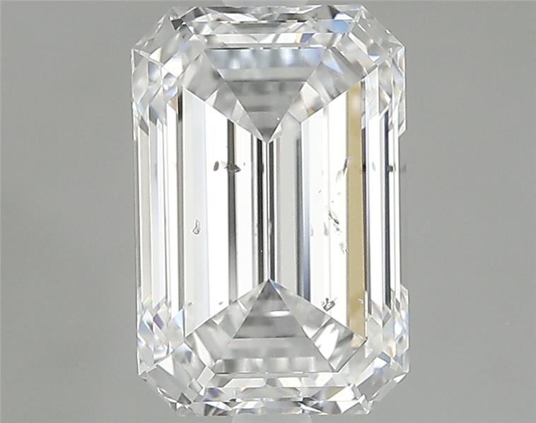 3.02ct Emerald D SI1 Natural Diamond