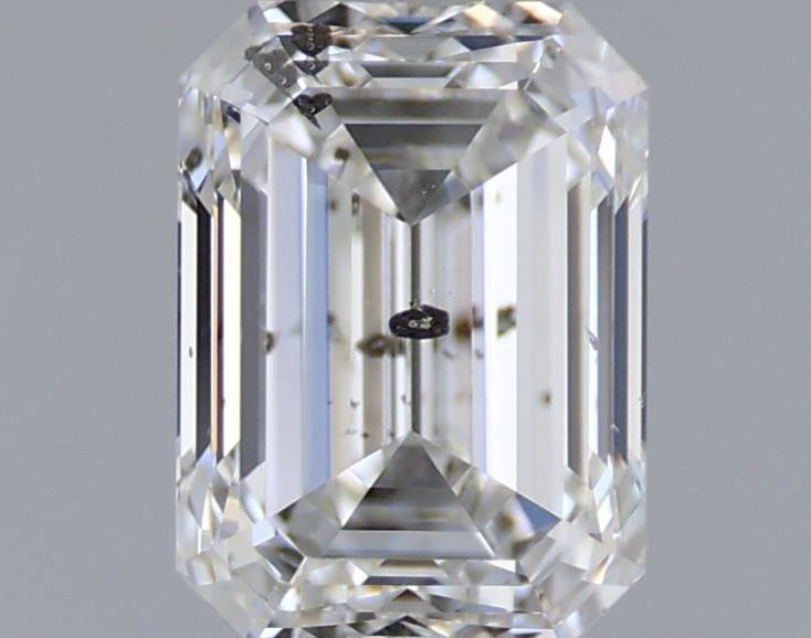 0.96ct Emerald F SI2 Natural Diamond