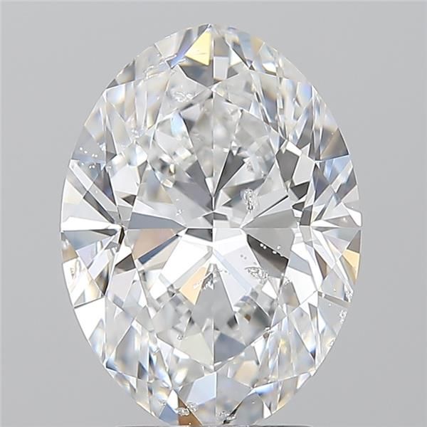 3.01ct Oval D SI2 Natural Diamond