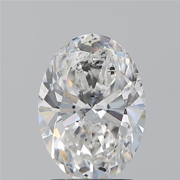 2.01ct Oval F SI2 Natural Diamond