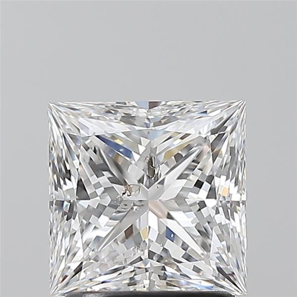 1.7ct Princess D SI2 Natural Diamond