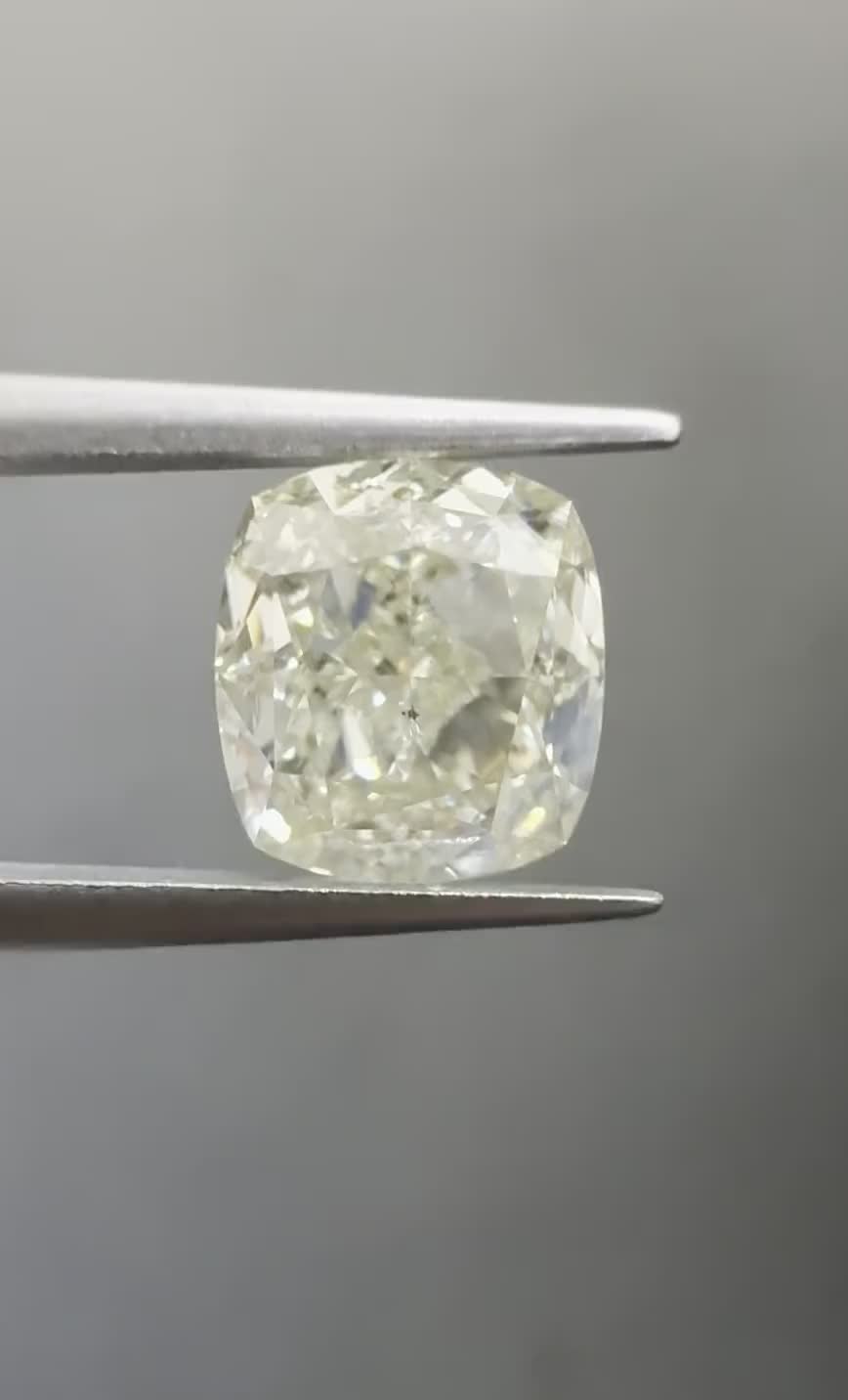 2.02ct Cushion M SI1 Natural Diamond
