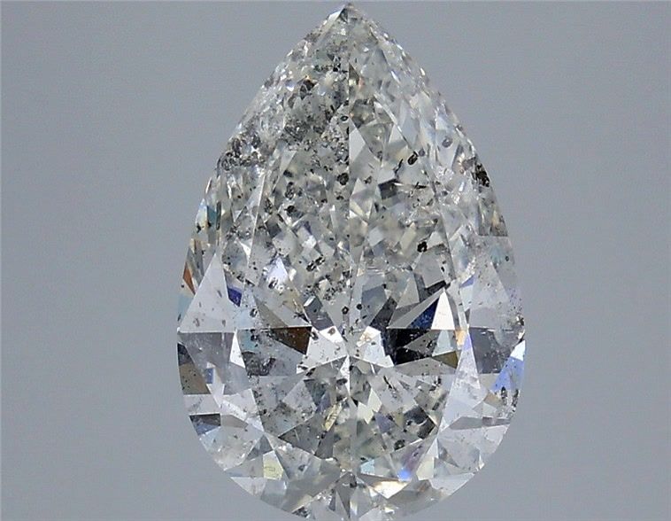 3.8ct Pear G SI2 Natural Diamond