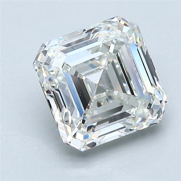 2.01ct Asscher H VVS2 Natural Diamond