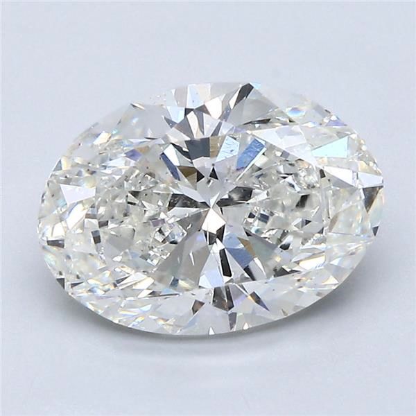 3.01ct Oval H SI2 Natural Diamond