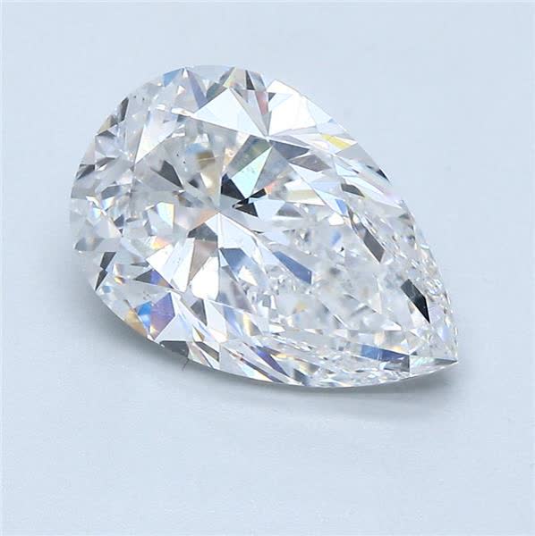 3.01ct Pear E SI1 Natural Diamond